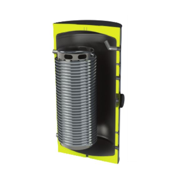 Depósito Acumulación InoX 1000L con Serpentín - Acero Inoxidable Dúplex 2101