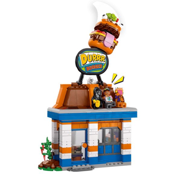 LEGO Fortnite 77076 Restaurante Durrr Burger - 546 Piezas con 4 Minifiguras +10 Años