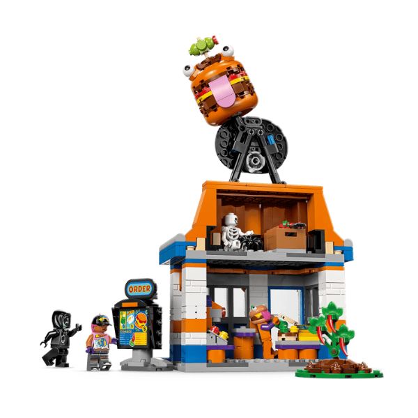 LEGO Fortnite 77076 Restaurante Durrr Burger - 546 Piezas con 4 Minifiguras +10 Años
