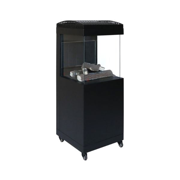 Estufa Exterior a Gas BRITEC Oslo 3 Cristales | Calidez Visual y Rendimiento Profesional