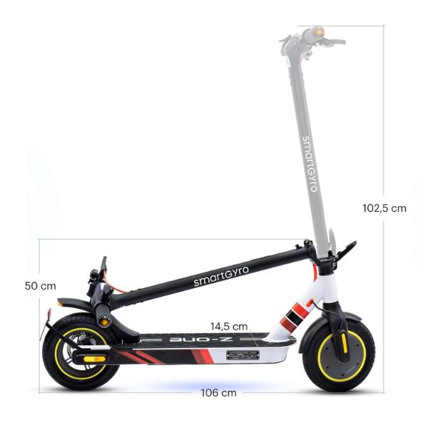 Patinete Eléctrico Smartgyro Z-ONE 350W - TU-ULTIMO-CLIC