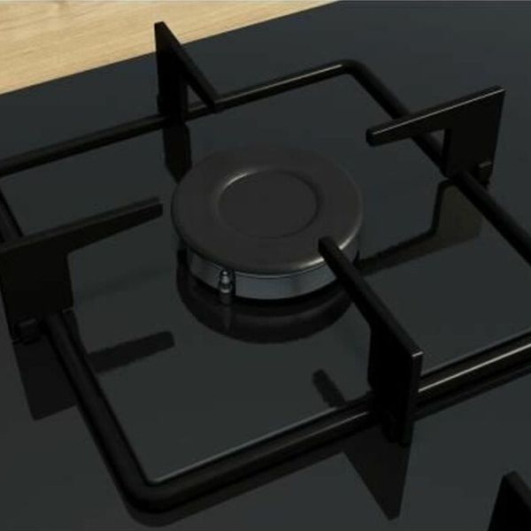 Placa de Gas BOSCH Serie 2 60cm Vidrio Templado Negro