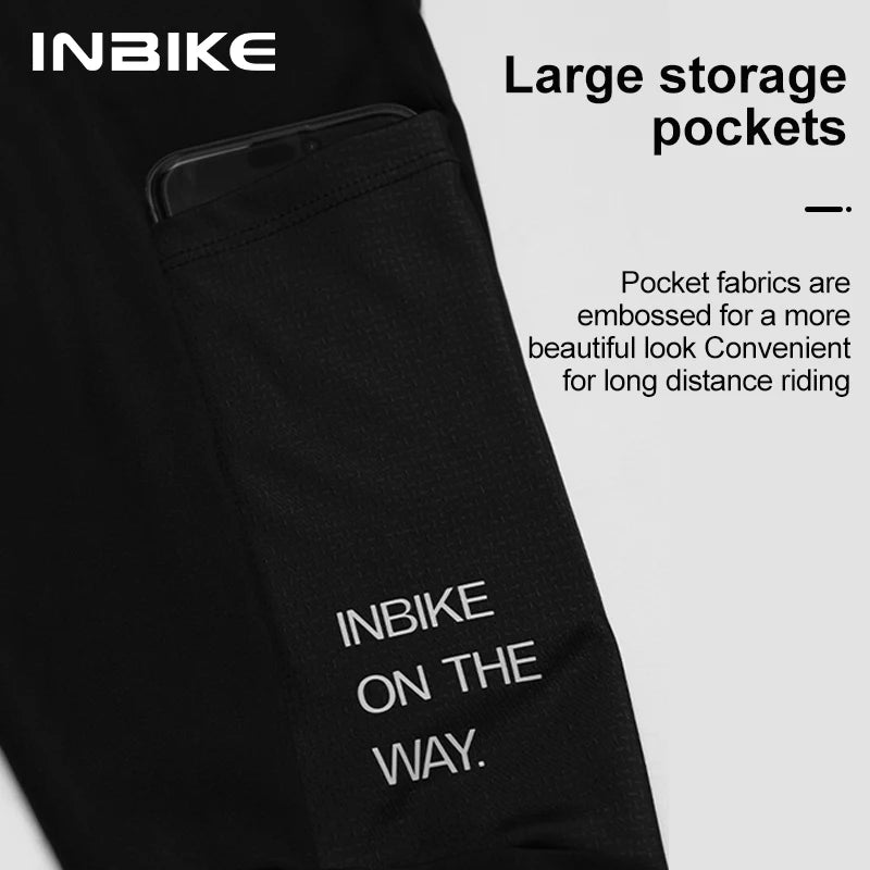 INBIKE Pantalones Ciclismo Invierno - Pechera Térmica con Acolchado 3D