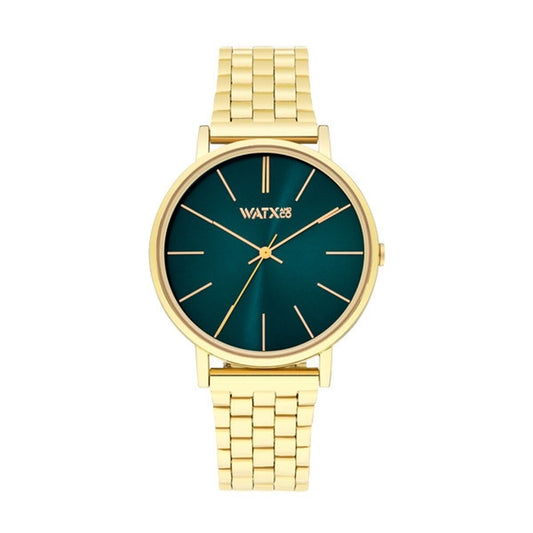 Reloj Mujer Watx & Colors WXCA3027 - Caja Dorada y Esfera Verde Ø 38 mm
