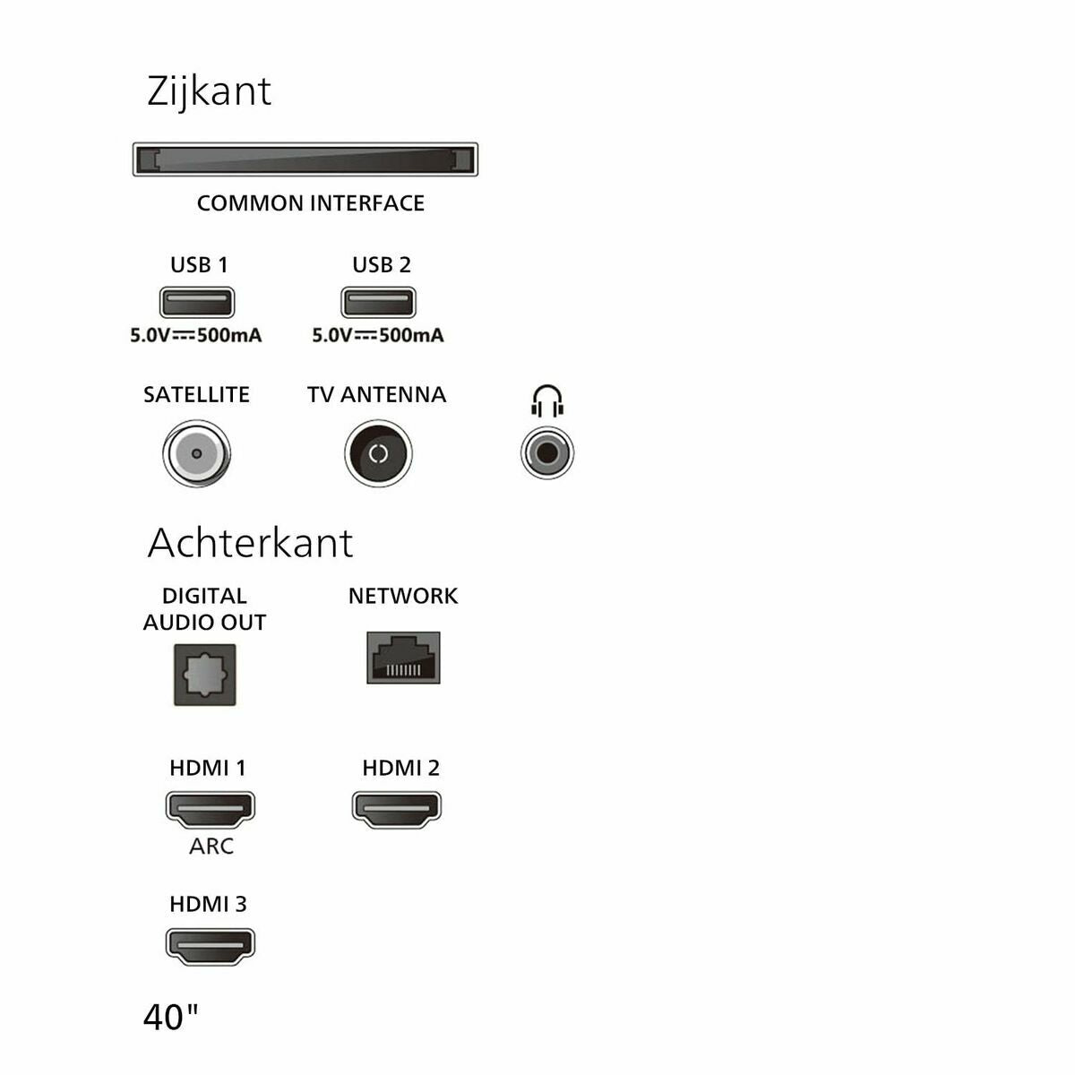 Smart TV Philips 40" Full HD - Titan OS WiFi HDR