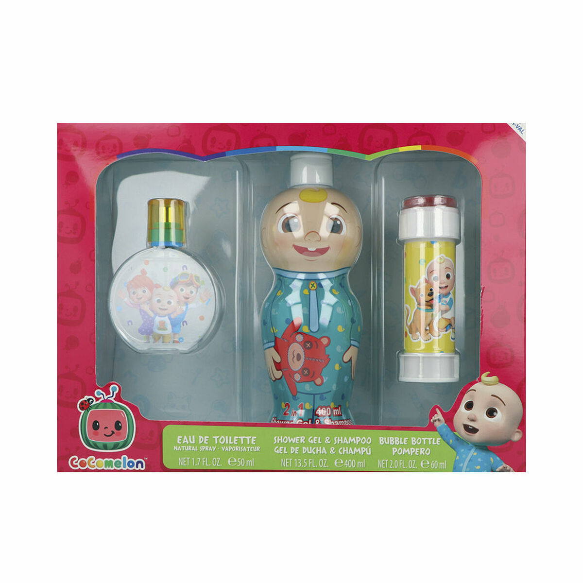 Set Perfume Infantil CoComelon 3 Piezas | Fragancia Suave y Diversión