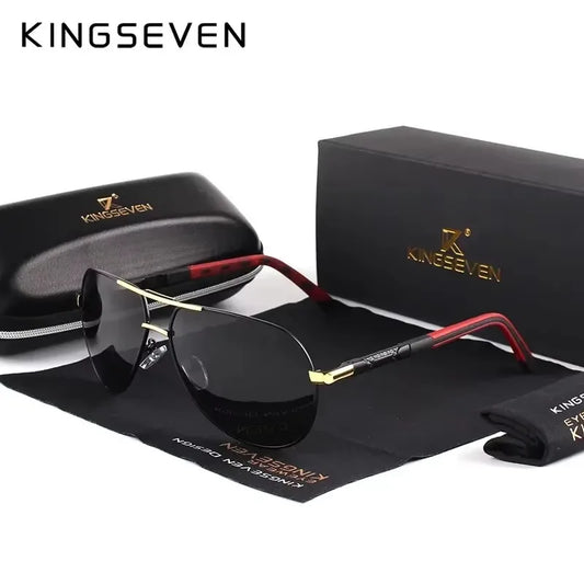 KINGSEVEN K725 Gafas de Sol Polarizadas de Aluminio Estilo Piloto