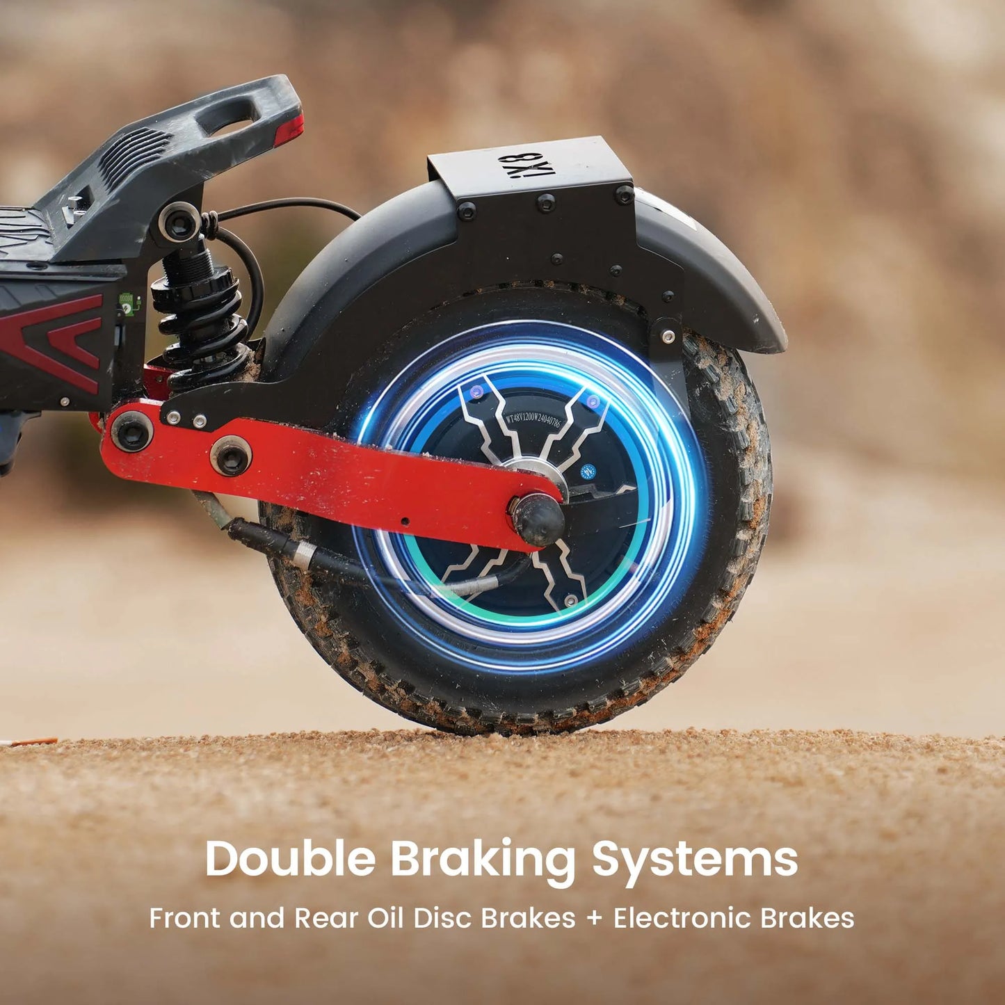 IScooter iX8 Patinete Eléctrico Todoterreno  Doble Motor 2400W