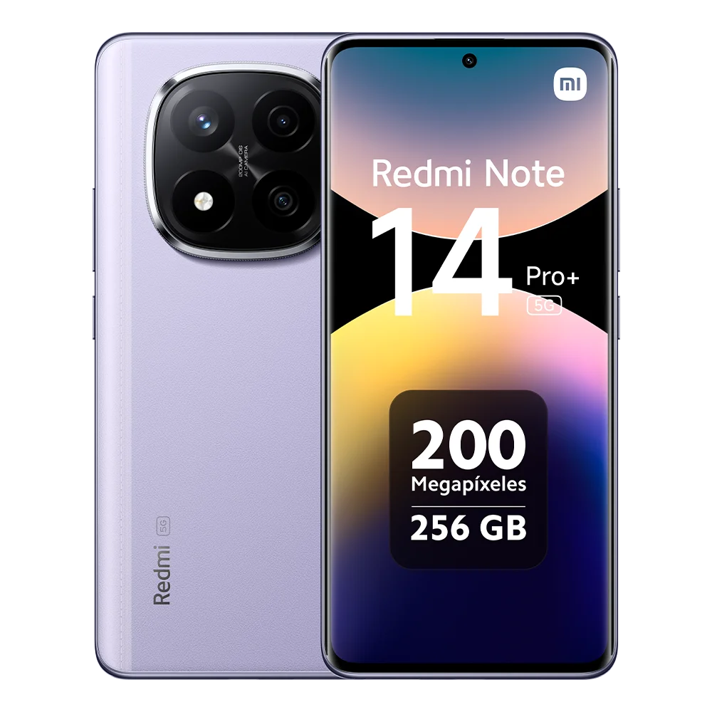 Xiaomi Redmi Note 14 Pro Plus 5G  Versión Europea 256GB/512GB con Cámara 200MP y Pantalla AMOLED 120Hz