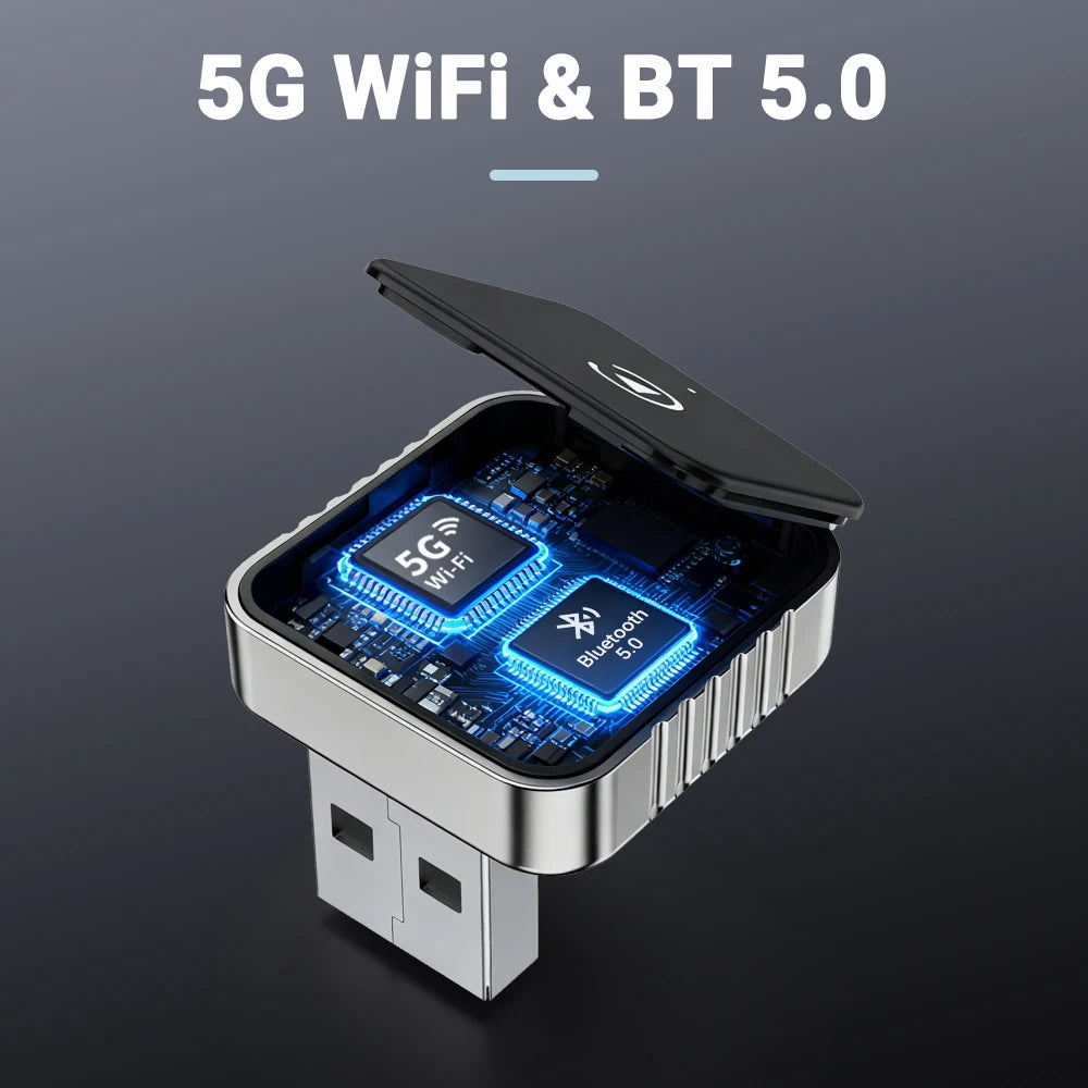 Adaptador XUDA 2 en 1 - Convierte CarPlay y Android Auto a Inalámbrico