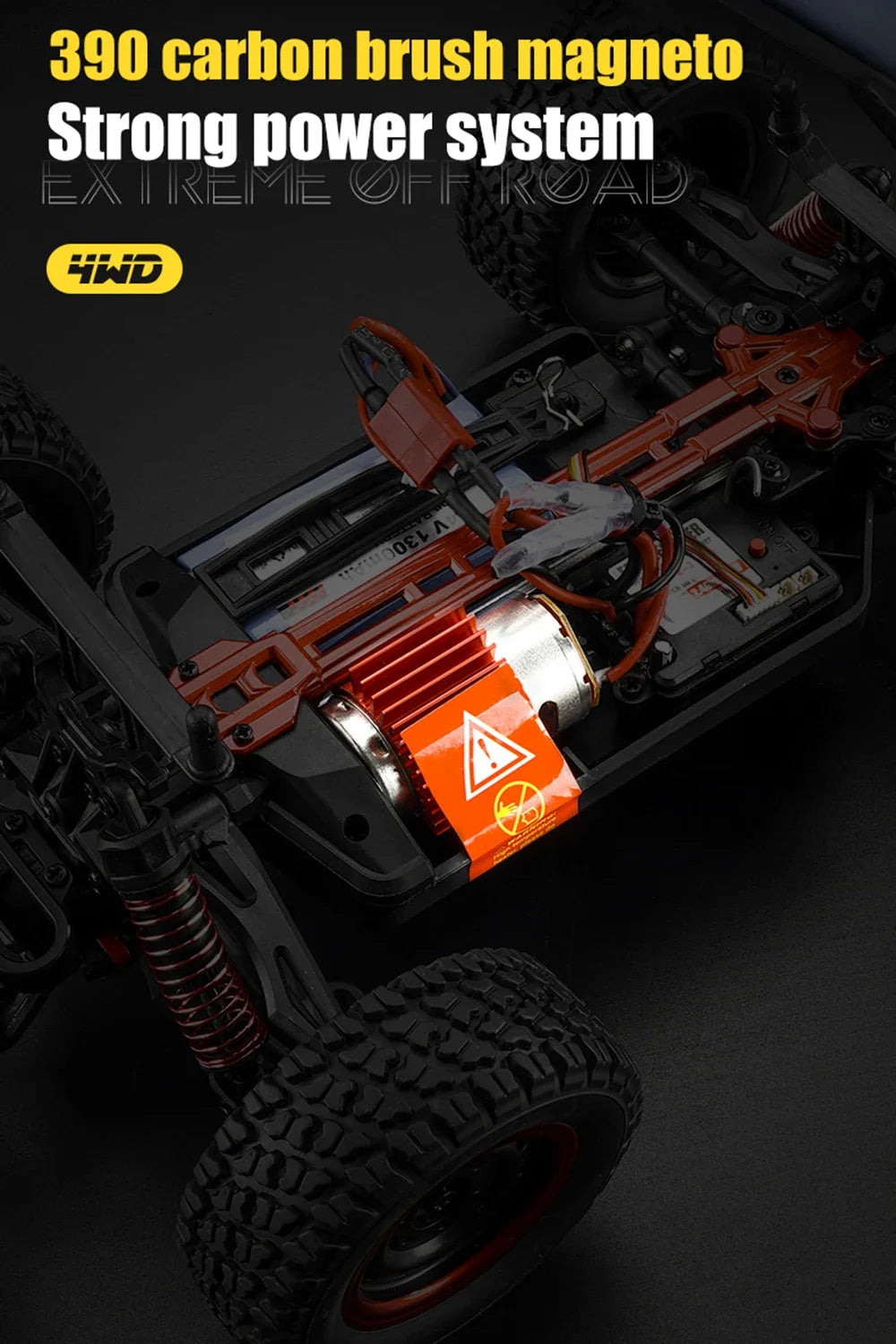 SCY-16106 RC Coche 4WD  Todoterreno con Suspensión y LED