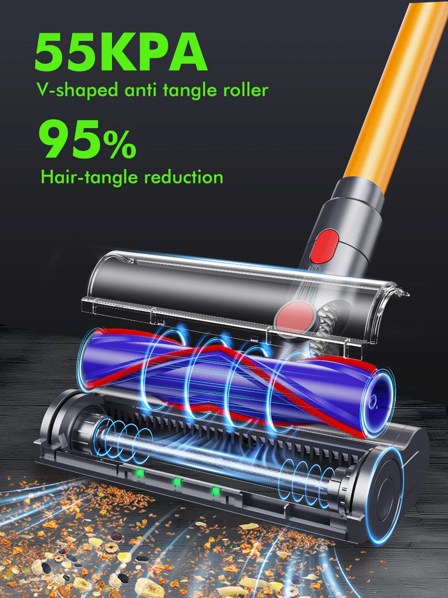 Aspiradora Portátil Armo V22 - 55kPa 600W Inalámbrica 6 en 1 con Pantalla LED