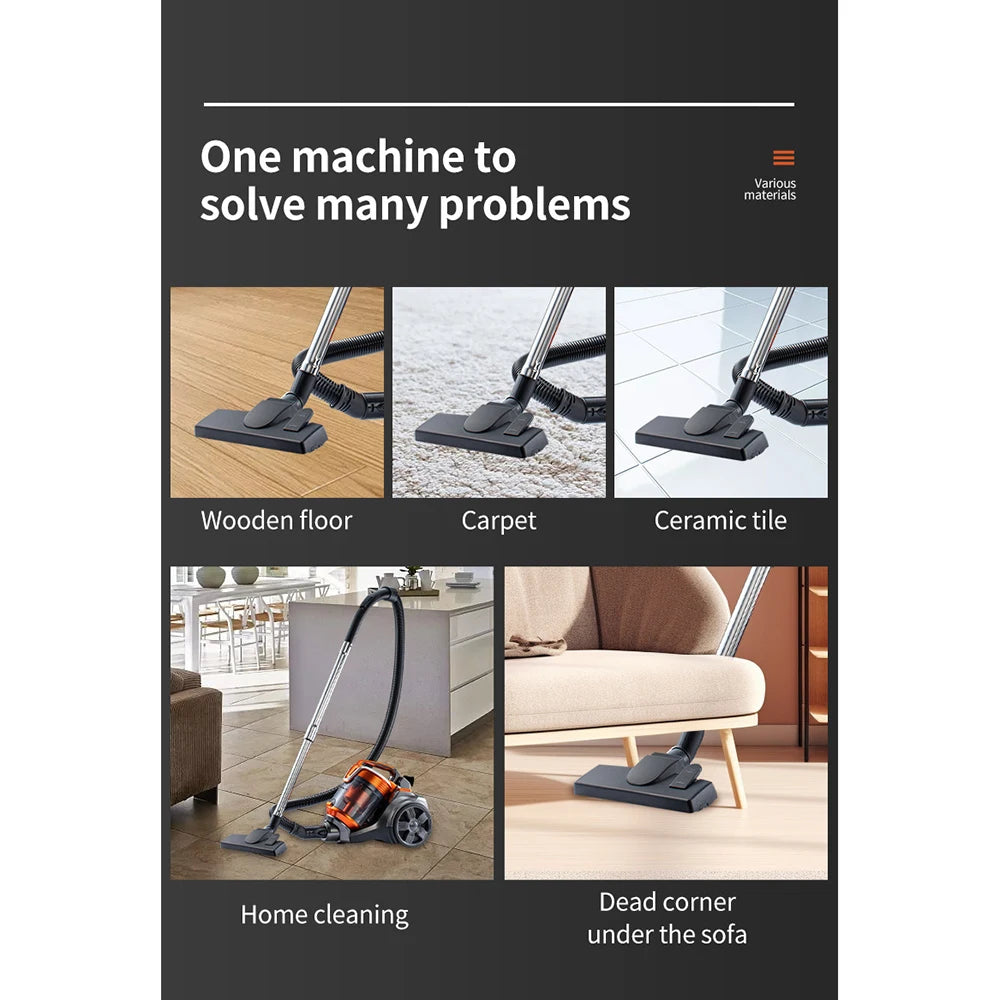 Aspiradora Houselin 3600W - Potente Aspirador Portátil Húmedo y Seco 3,5L