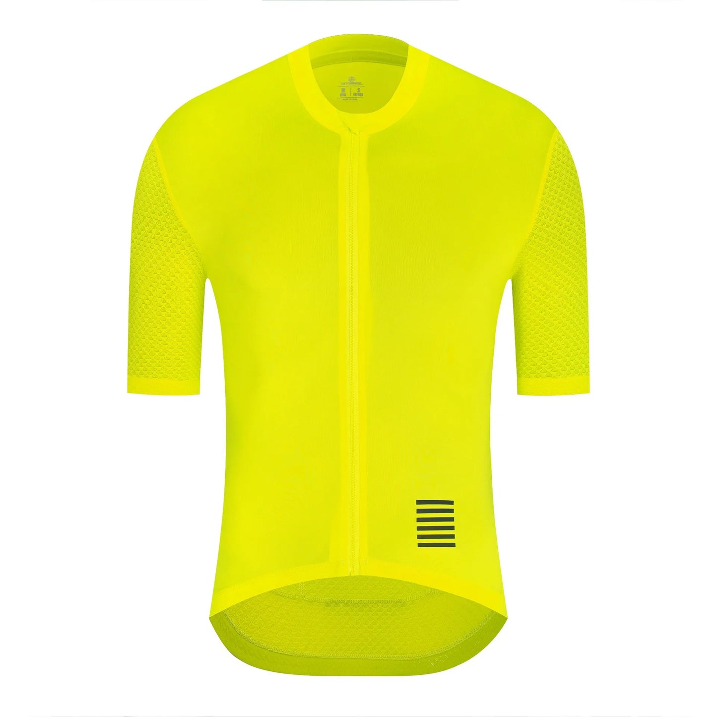 Camiseta Ciclismo Hombre YKYWBIKE  Maillot Profesional con Bolsillos y Reflectantes