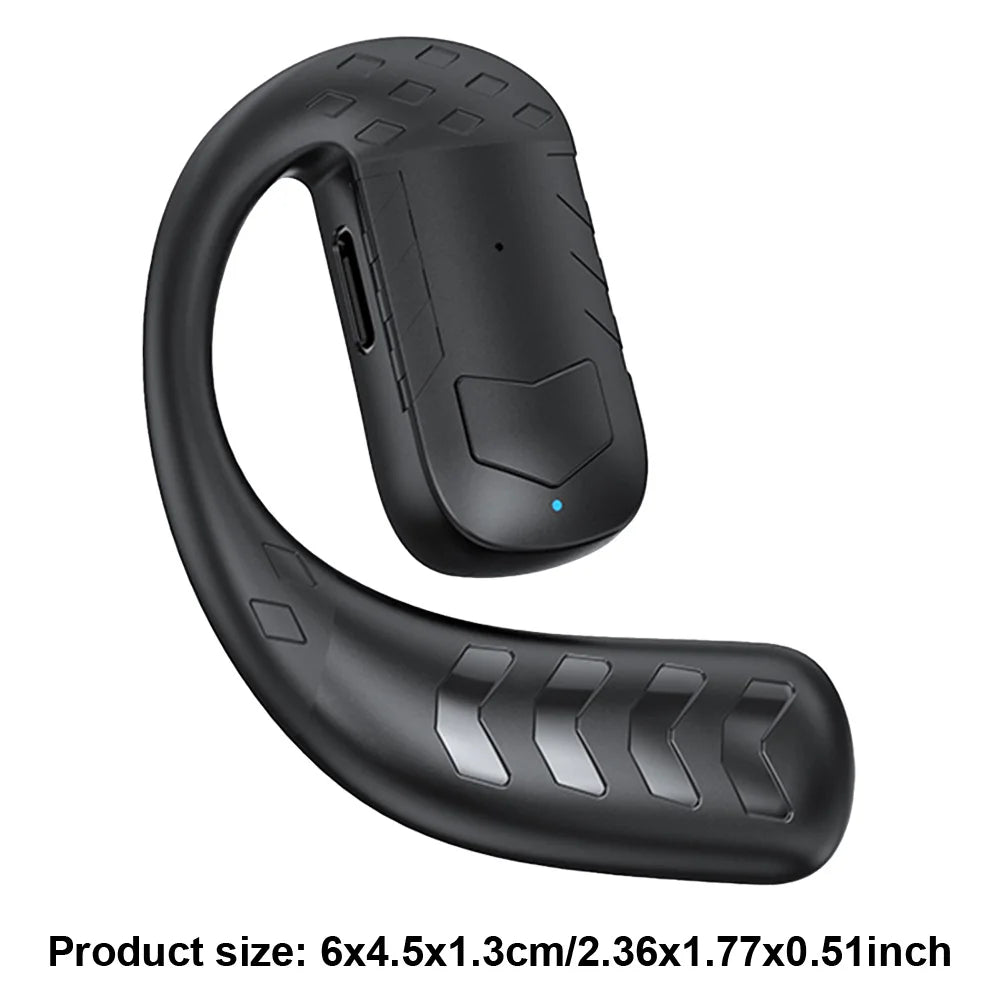 Auricular Bluetooth ALLOYSEED - Manos Libres con Gancho para la Oreja y Batería 25h