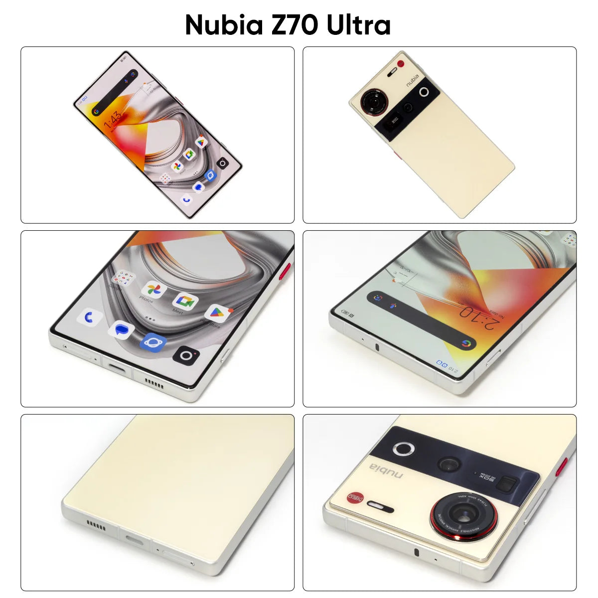 Nubia Z70 Ultra 5G - Smartphone Global 6,85’’ AMOLED 144Hz con Cámara Triple y Batería 6150mAh