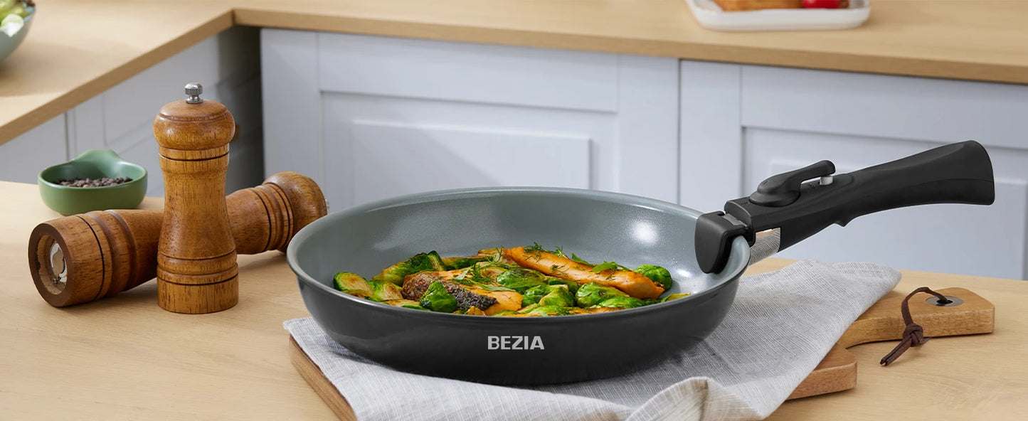 Utensilios Cocina Bezia 13 Piezas  Juego Antiadherente Cerámico para Inducción