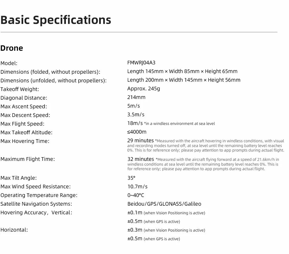 FIMI MINI 3 Drone 4K  Cámara 48MP, 249g, Vuelo 9KM