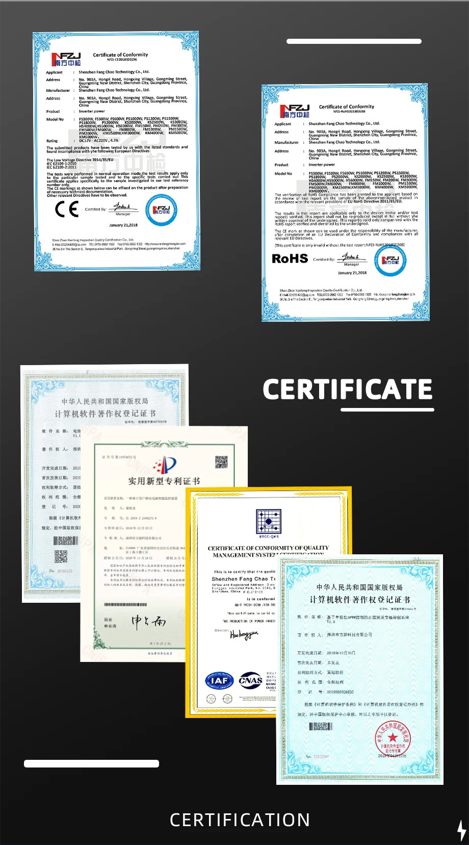 Inversor Onda Sinusoidal Pura 5000W - Convertidor 12V/24V a 220V con Control Remoto