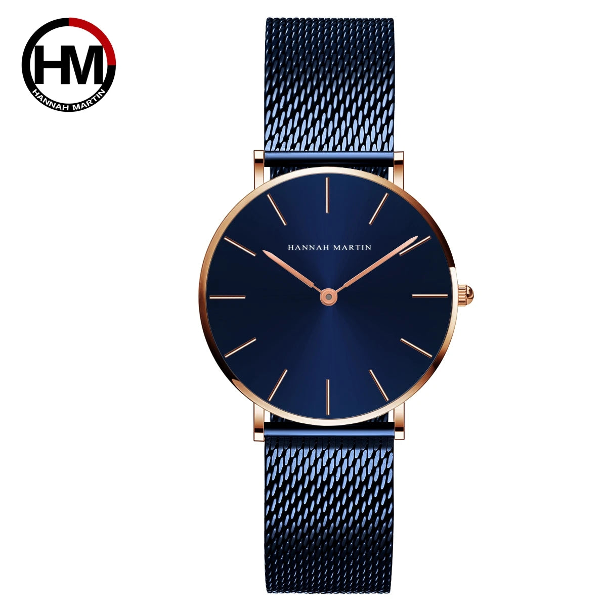 Reloj Mujer Hannah Martin HM-CC36 - 19 Colores Elegantes con Movimiento de Cuarzo