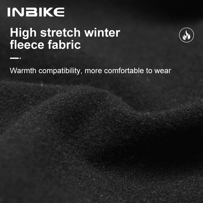 INBIKE Pantalones Ciclismo Invierno - Pechera Térmica con Acolchado 3D