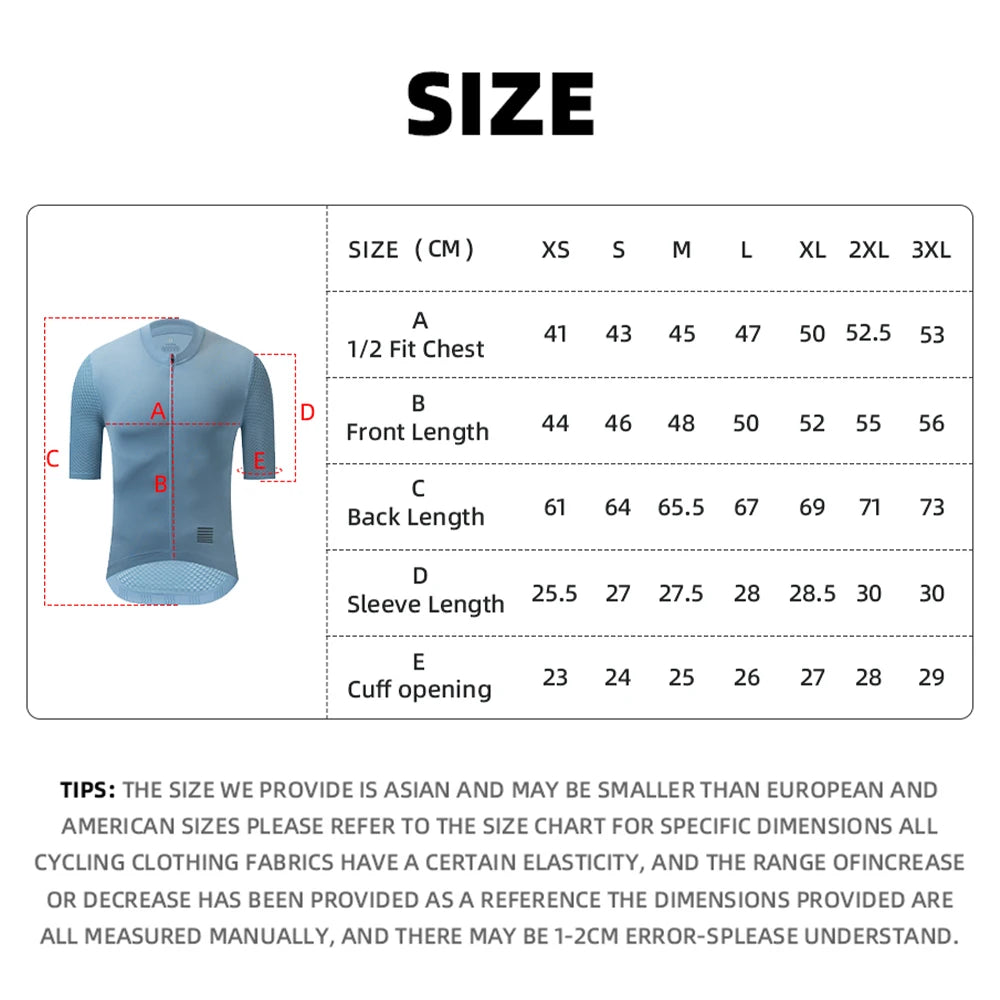 Camiseta Ciclismo Hombre YKYWBIKE  Maillot Profesional con Bolsillos y Reflectantes