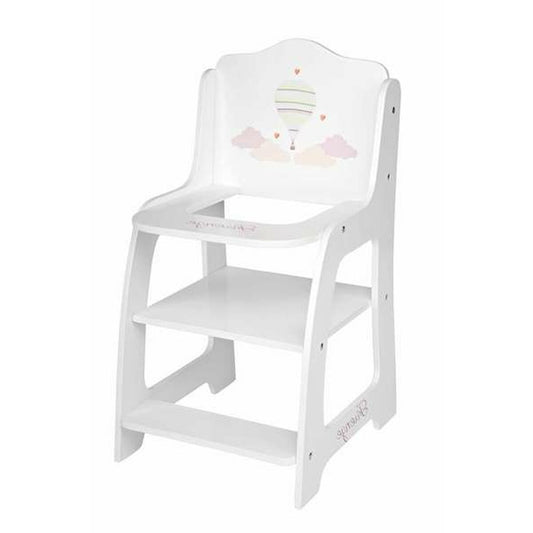 Accesorios Casa de Muñecas Arias - Set Blanco de Madera Seguro y Educativo