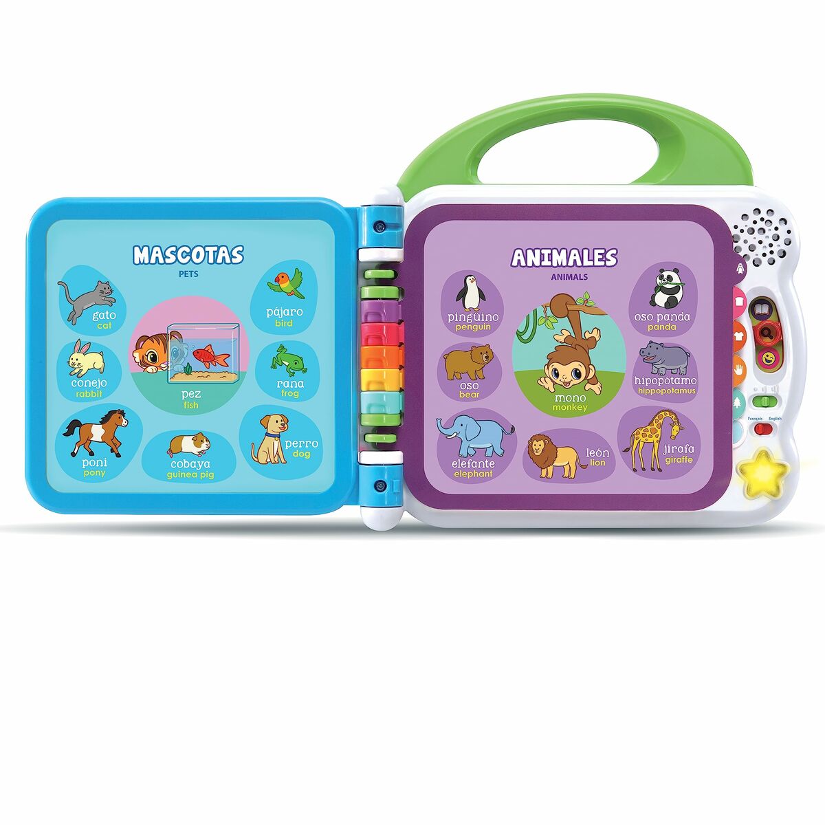Libro Interactivo VTech 100 Palabras  Bilingüe Español-Inglés Educativo Bebés