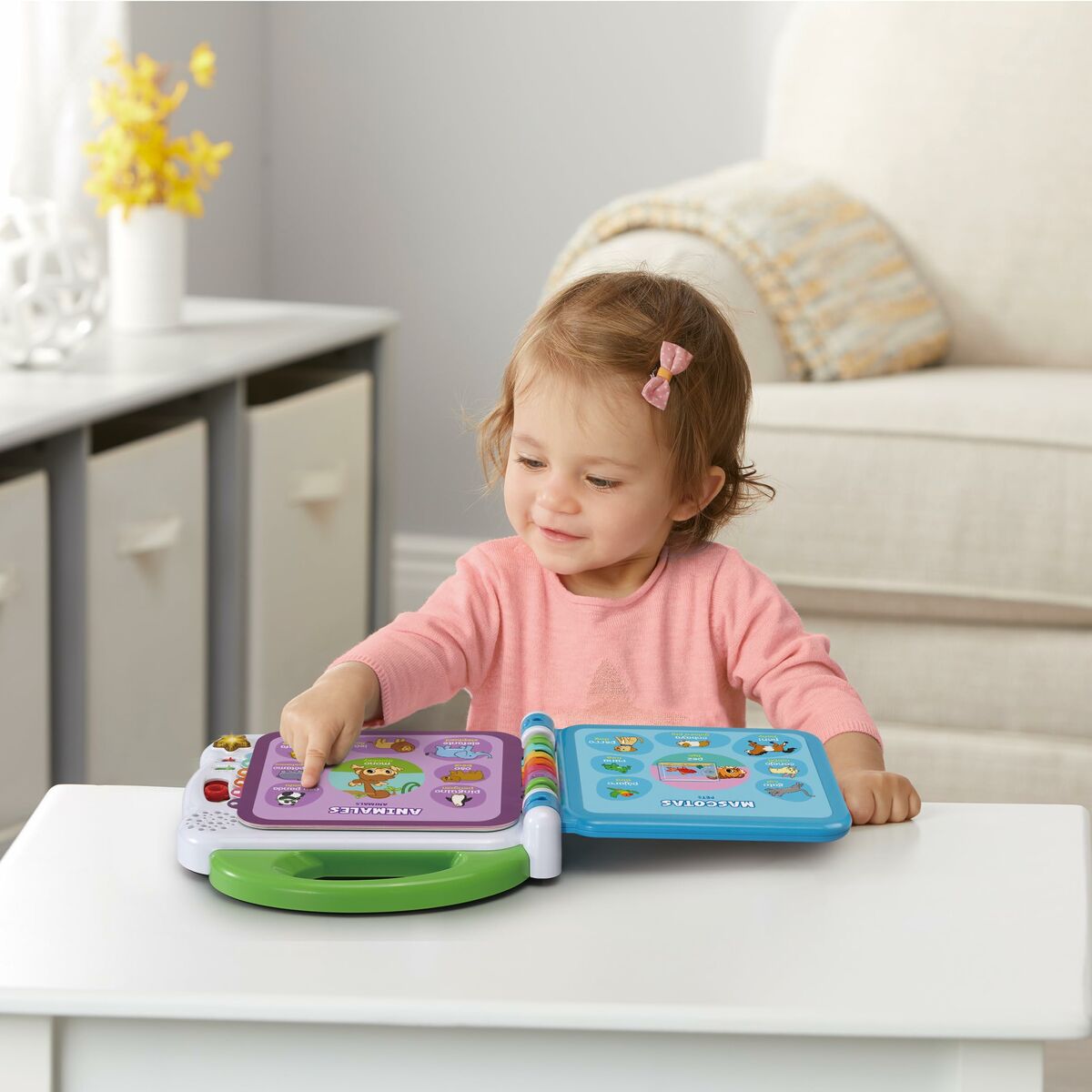 Libro Interactivo VTech 100 Palabras  Bilingüe Español-Inglés Educativo Bebés