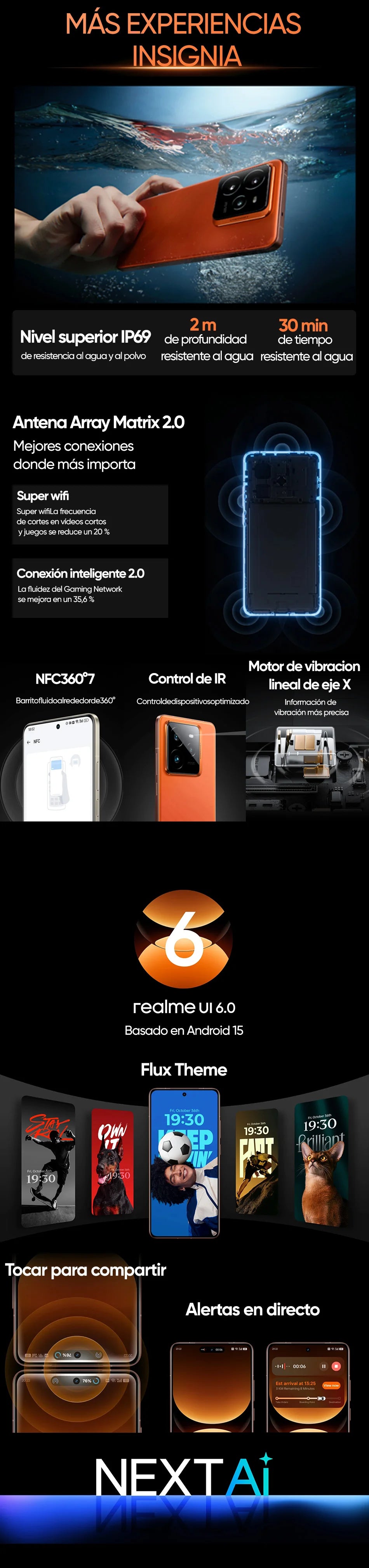 Realme GT 7 Pro 5G - Snapdragon 8 Elite, Pantalla AMOLED 120Hz