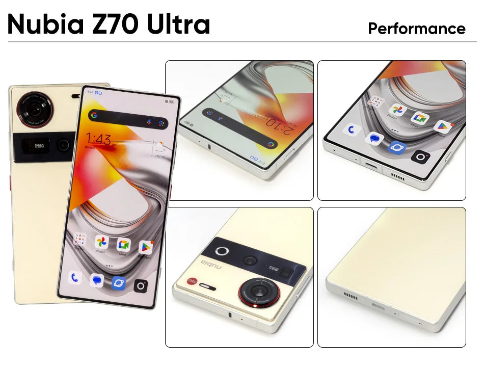 Nubia Z70 Ultra 5G - Smartphone Global 6,85’’ AMOLED 144Hz con Cámara Triple y Batería 6150mAh
