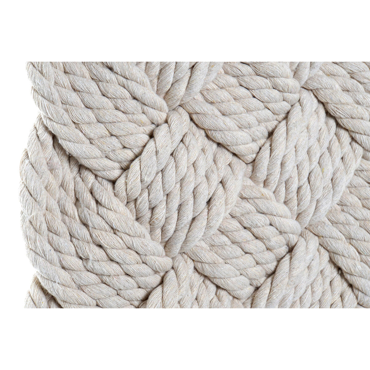 Decoración de Pared DKD Home Decor - Estilo Boho Cuerda Trenzada Natural 67 cm
