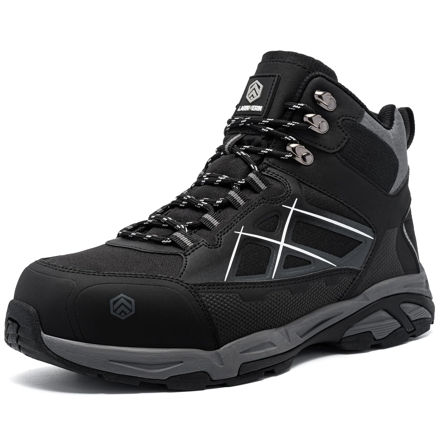 Zapatos de Trabajo LARNMERN  Botas Hombre Seguridad Antipinchazos