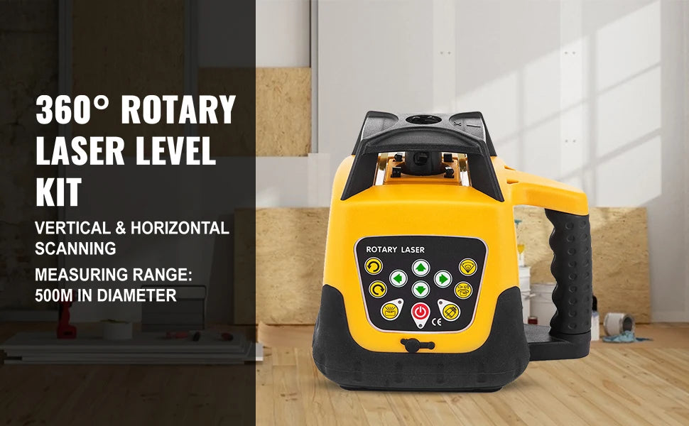Nivel Láser Giratorio SucceBuy 360 - Autonivelante Profesional 500m