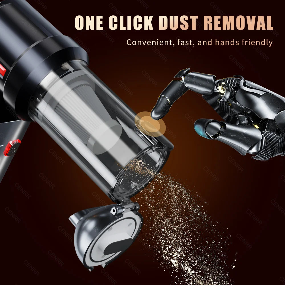 Aspirador de Coche CENRR Mini - Potente Aspiradora Portátil Inalámbrica 998000PA