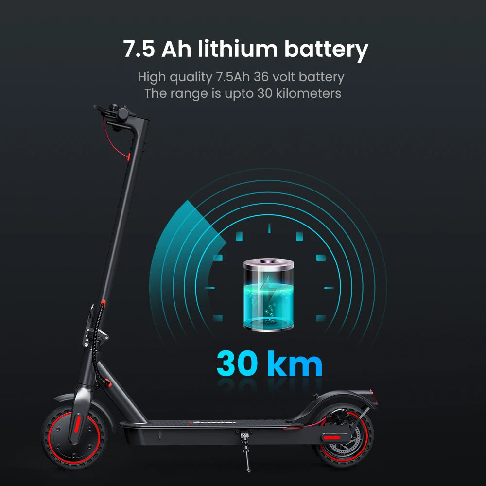 Patinete Eléctrico IScooter i9 - Motor 350W y 30km de Autonomía