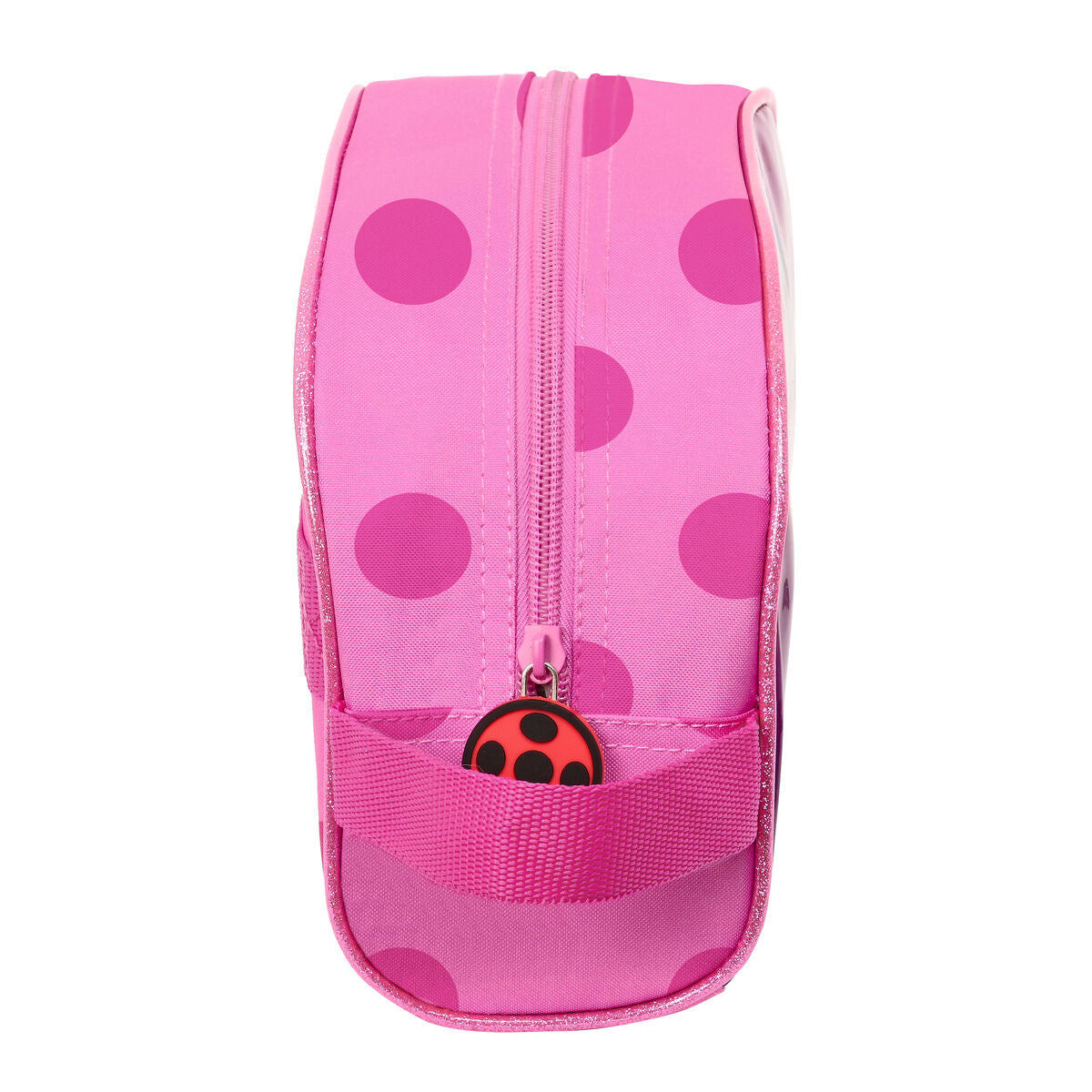 Neceser Escolar Lady Bug Fucsia - Diseño Infantil 26 x 16 x 9 cm