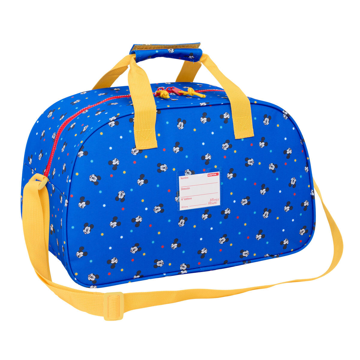 Bolsa Deporte Infantil Mickey Mouse Azul  40 cm