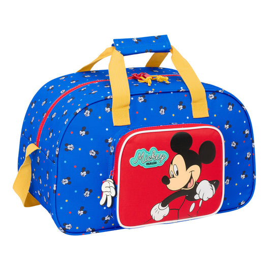 Bolsa Deporte Infantil Mickey Mouse Azul  40 cm