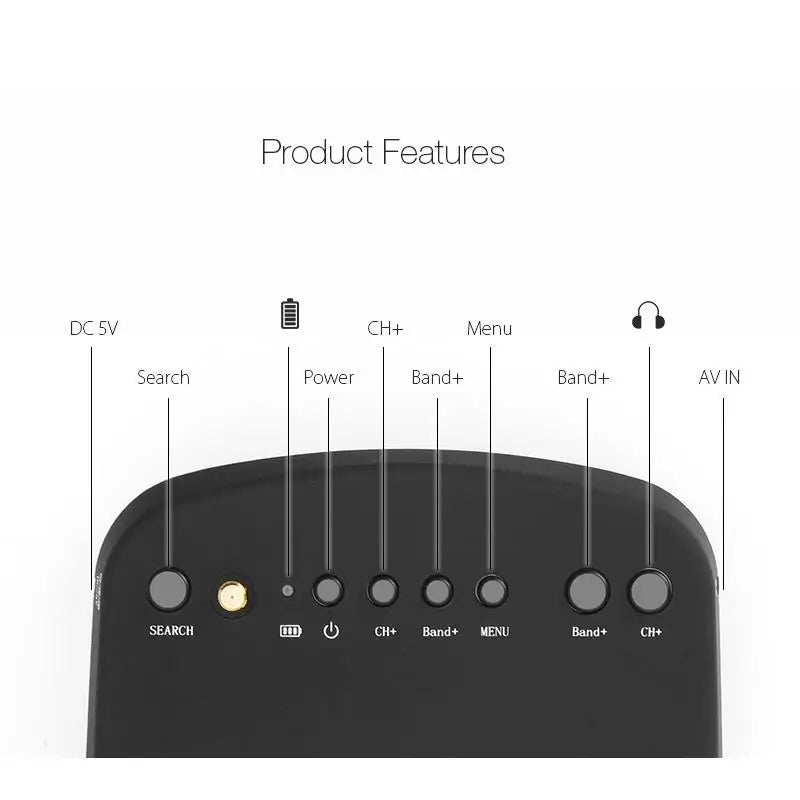 Gafas FPV Eachine EV800  Receptor 40CH y Diseño Ergonómico