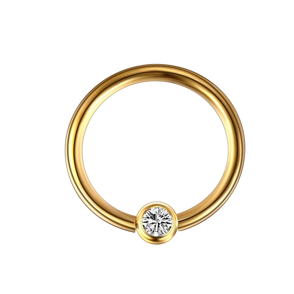 Piercing de Titanio Circular - Joyería Corporal Septum, Tragus y Ceja 16G