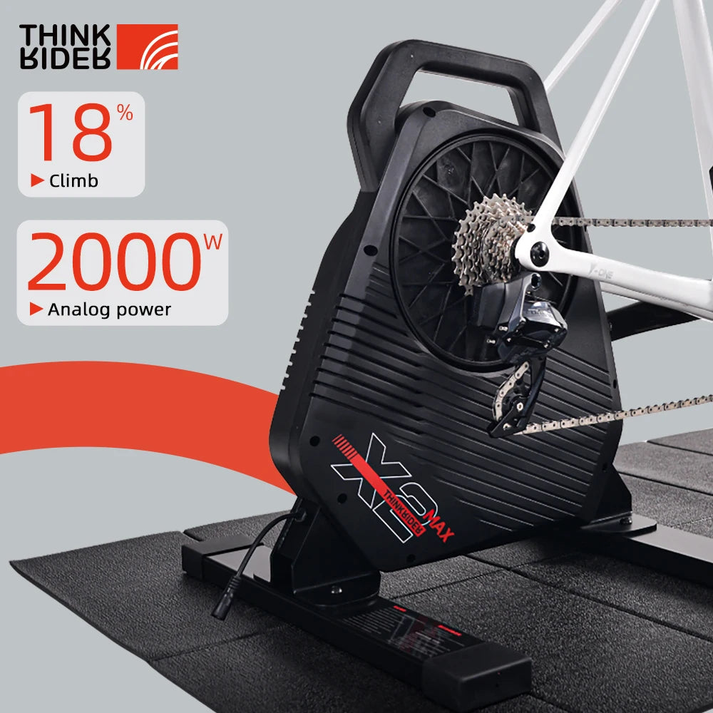 ThinkRider X2Max Smart Bike Trainer - Entrenador Indoor 2000W con Medidor de Potencia