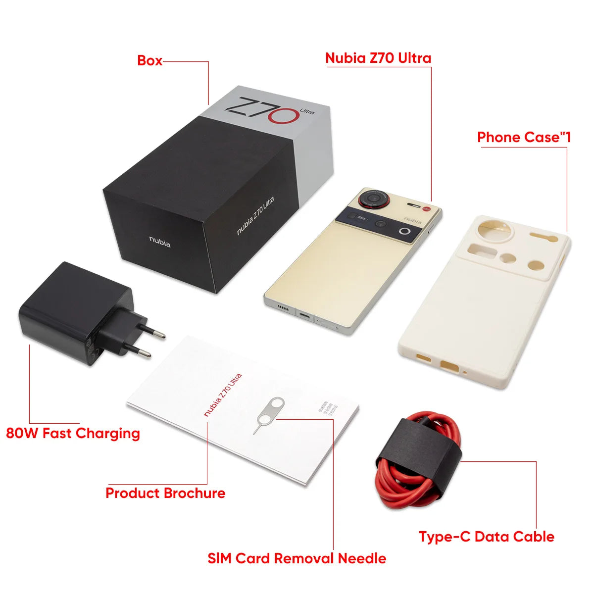 Nubia Z70 Ultra 5G - Smartphone Global 6,85’’ AMOLED 144Hz con Cámara Triple y Batería 6150mAh