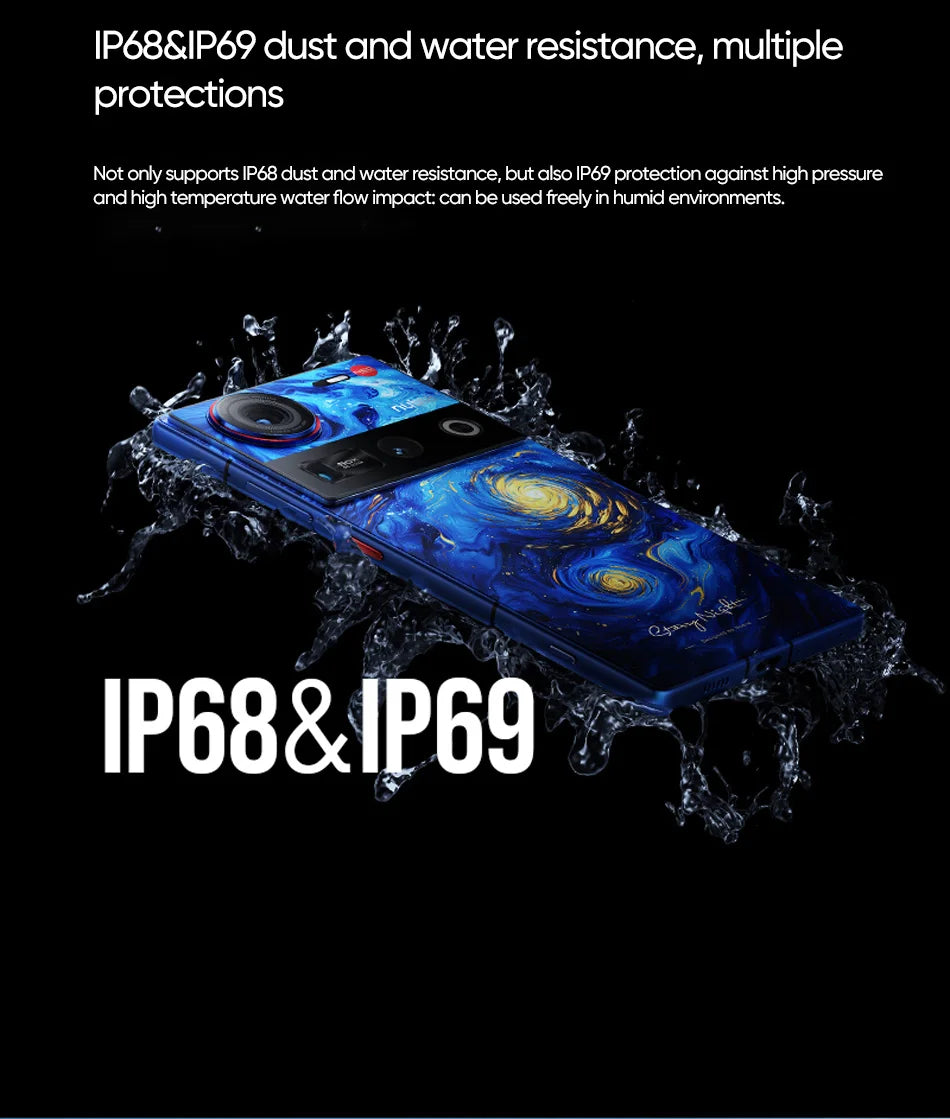 Nubia Z70 Ultra 5G - Smartphone Global 6,85’’ AMOLED 144Hz con Cámara Triple y Batería 6150mAh