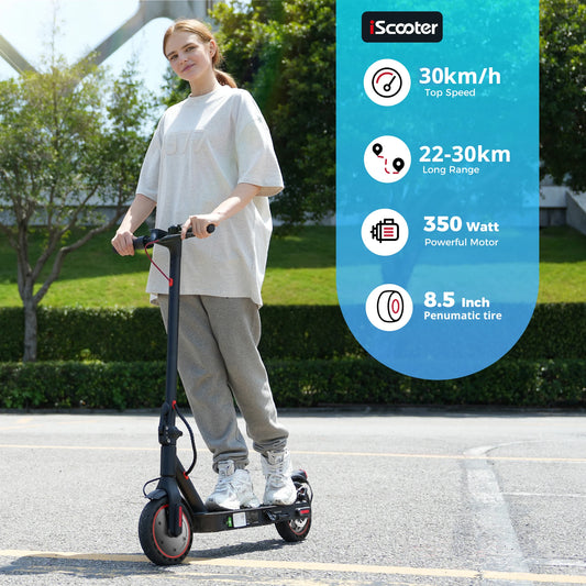 Patinete Eléctrico IScooter i9 - Motor 350W y 30km de Autonomía
