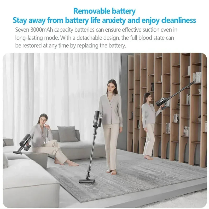Aspiradora SHUNZAO Z15 Pro - Inalámbrica Seco y Húmedo 210AW