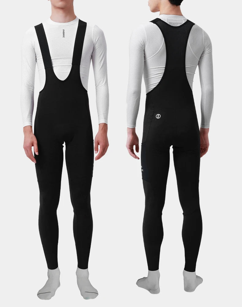 INBIKE Pantalones Ciclismo Invierno - Pechera Térmica con Acolchado 3D