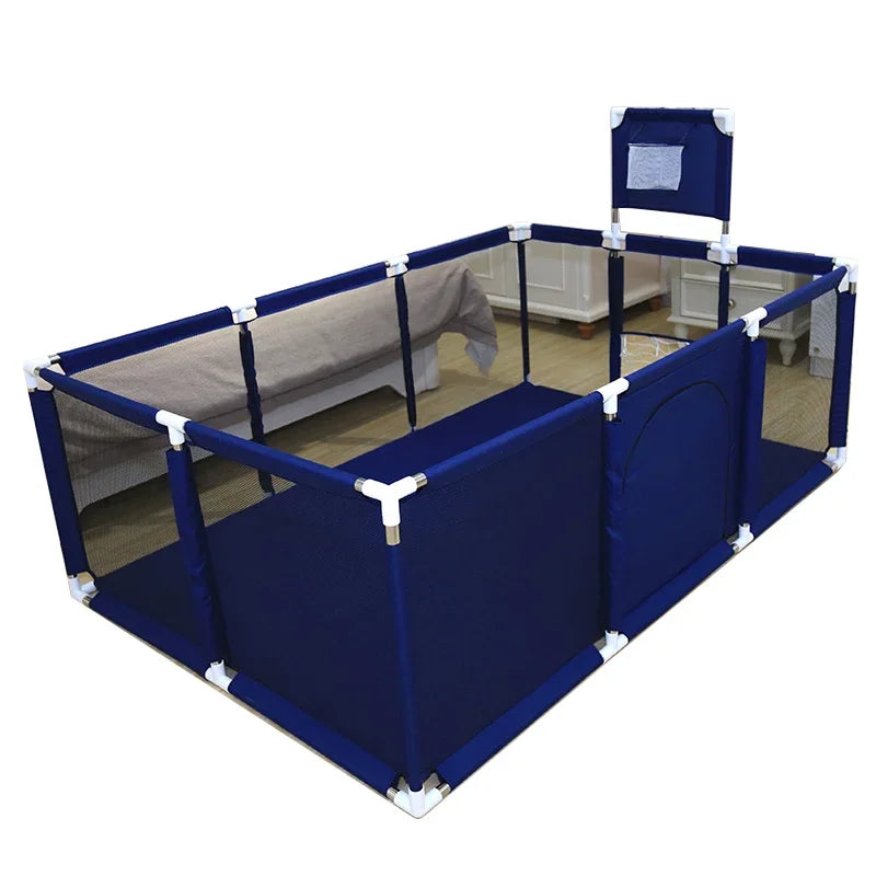 Parque Infantil IMBABY - Valla de Seguridad y Piscina de Pelotas para Bebés