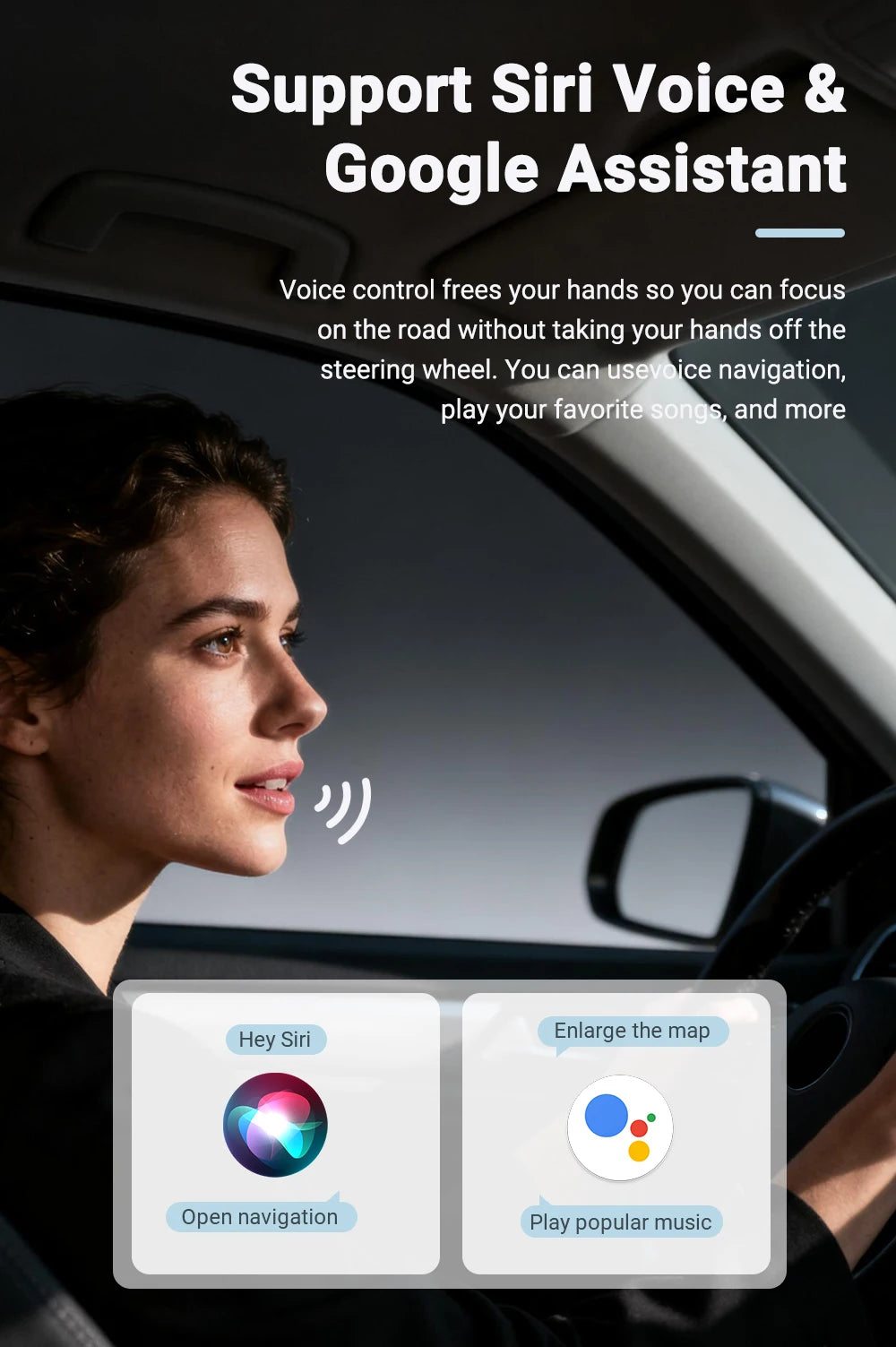 Adaptador XUDA 2 en 1 - Convierte CarPlay y Android Auto a Inalámbrico