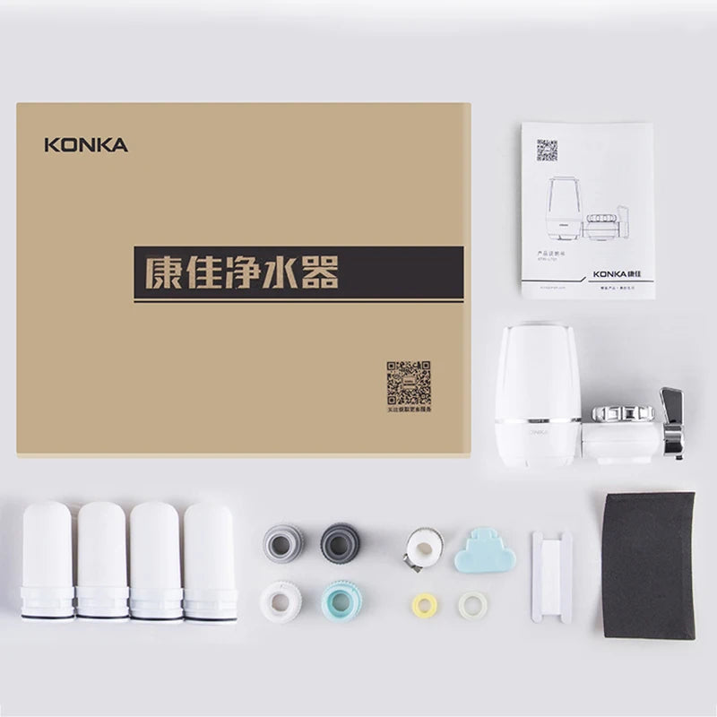 Filtro de Agua para Grifo Cocina Chcyus  Purificador Carbón Activado 2L/min